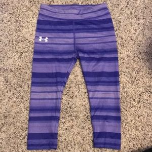 2t purple under armour leggings